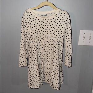 Old Navy Black and White Polka Dot Dress